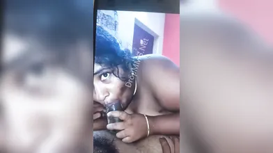 Tamil aunty blow job