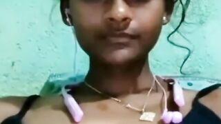 Tamil village girl show her melons video call