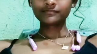 Tamil village girl show her melons video call