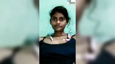 Tamil village girl show her melons video call