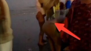 Indian women outside bathing video