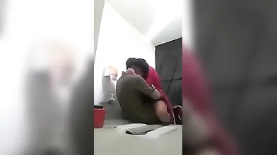 Indian Lovers Fucking At The Toilet
