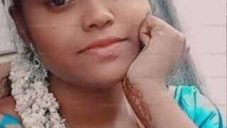 Tamil young girl boobs pressing