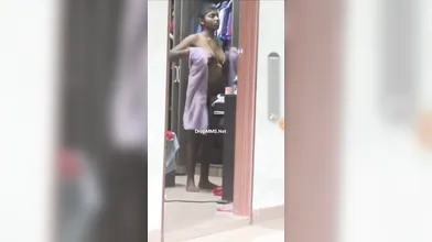 Tamil wife dress change part 2