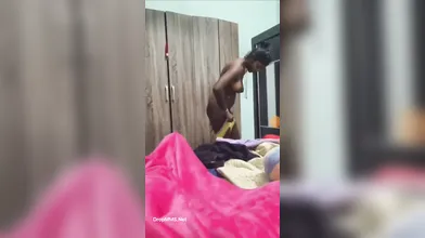 Tamil wife dress change part 3