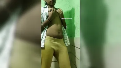 Telugu aunty boobs press