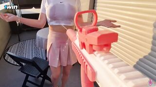 Unexpected balcony boink with stepsis leads to cum-filled fantastic XXX!