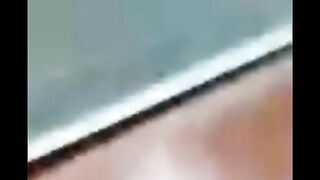 Husband showing censored wife nude on vc