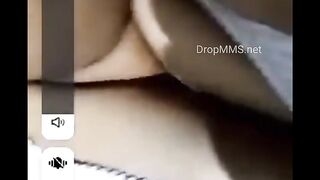 Husband showing censored wife nude on vc