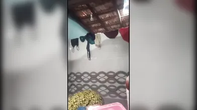 Tamil village aunty prepared for bathing