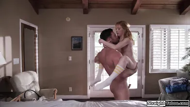 I am bended over the tennis net and pussy licked by my coach