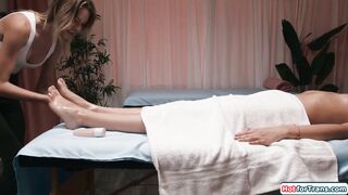 OMG I get to massage popular shemale influencer Zariah Aura