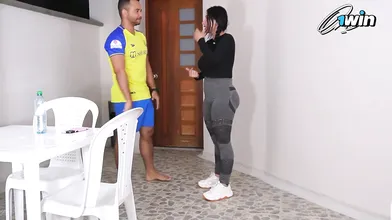 Jenifer Play turns my yoga instructor into a brazzers milf and the class gets re