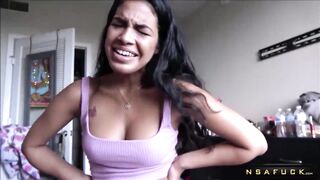 Maya Farrell Ebony Teen Makes Gaming Boyfriend Clean Rewarding Fuck