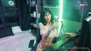Step sis Luna caught cheating, now getting super-hot ass fucking creampie from m
