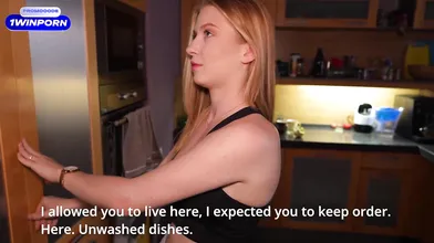 Roommates. Anal fuck. Crystal White - best porn!