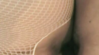 Fishnet Wearing Italian BBW Sex