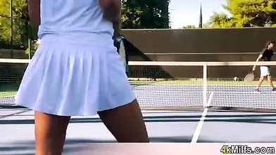 Beautiful tennis instructor MILF fucked