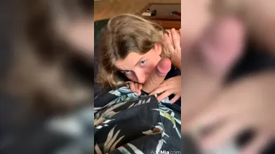 Amateur blondes pov blowjob and hardcore fun with lucky dude