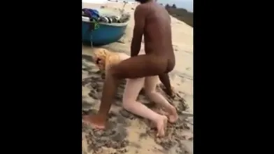 Beach Dick-Taking Turns by Amateurs Outdoors