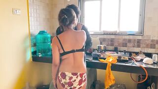 Indian Desi Bhabhi Savita Has Sex With Her Boss In Her Hone At Alone She