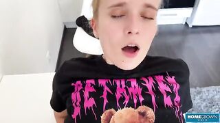 Busty Woman Hunger For Cock Sucking And Pussy Pounding