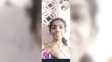Tamil young girl boobs pressing