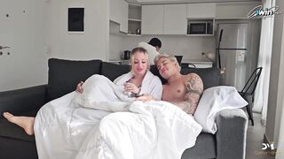 Hot Argentino and Colombiano fucking spectacular light-haired with all-natural t