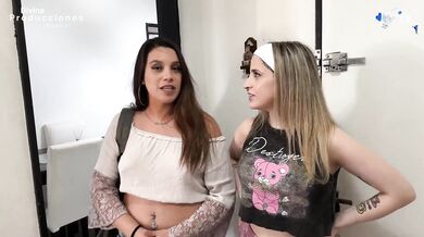 He fucks her Step Cousin Nickixx with Silver Jinx - Behind the Scenes - And New