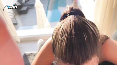 1WINPORN Step Sister Caught crony's stepduddy's brotherJerking Off! But She Didn