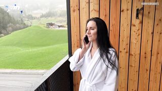Step mom stuck on balcony, romped and jism in mouth - greatest XXX porn!