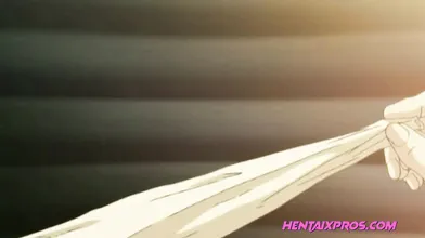 Uncensored Hentai The Best Handjob and Creampie Standing Fuck