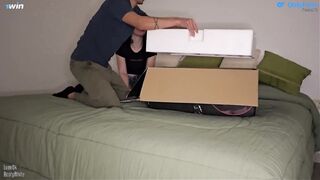 Big bootie white female gives me a tantaly sex chick and I end up poking them -