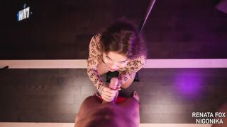 Renata Fox's bj for her boss before a performance is super-steamy and intense, a