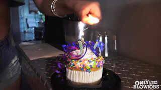 Cumshot Cupcake