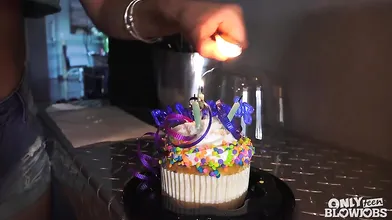 Cumshot Cupcake