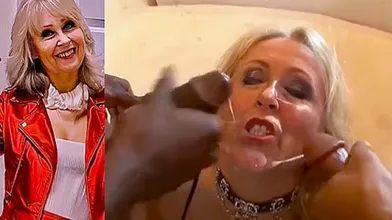 Sex Party Slut Wife Pascal Has 4 Cocks Cum in Mouth and On Her Face at Sex Party