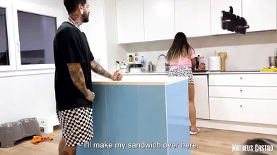 Parodia de FODENDO A NOVA AMIGA DA MINHA NAMORADA with a super hot blowjob by St