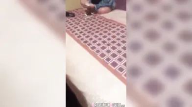 Black Girl sucks my cock while talking on the phone