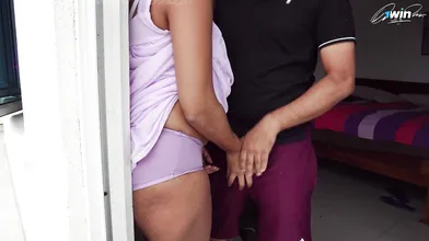 Sri Lankan hookup wife cheating on husband while getting drilled by stepson, wha