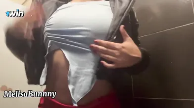 Melisa bunny caught jerking in public, real voyeur XXX!