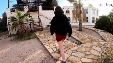 Abandoned building, extraordinary tough sex. 18yo lovely girl, public blowjob. H
