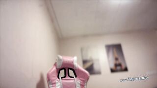 Busty Asian Faps And Sucks Her Cock