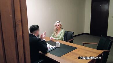 Soccer mom offers pussy as the solution