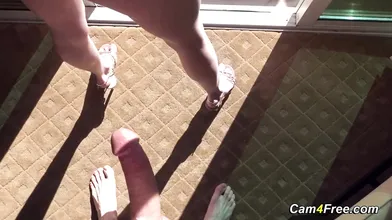 Couple Fucks in Their Vegas Balcony