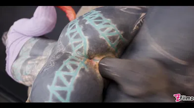 Anuskatzz gets a butt fucking with toys, dick and machine