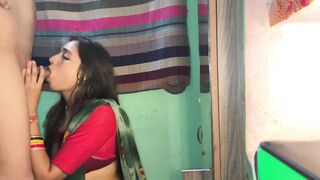 Extremely Beautiful Newly Married Wife Giving Blowjob And Fucking Hard Until Cum