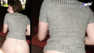 Cinema oral job with a legal year old cute tramp - super warm public sex!!