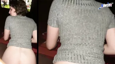 Cinema oral job with a legal year old cute tramp - super warm public sex!!