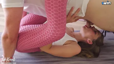 Caught cheating with Kate Kravets, the warm fitness coach, in XXX sex, my husban